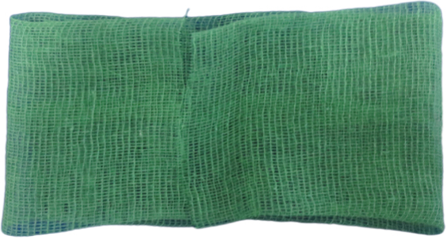 緑色の綿ガーゼ綿棒