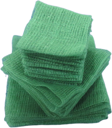 緑色の綿ガーゼ綿棒